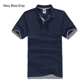 New 2019 Men's Brand Polo Shirt For Men Designer Polos Men Cotton Short Sleeve shirt Brands jerseys golftennis Free Shipping